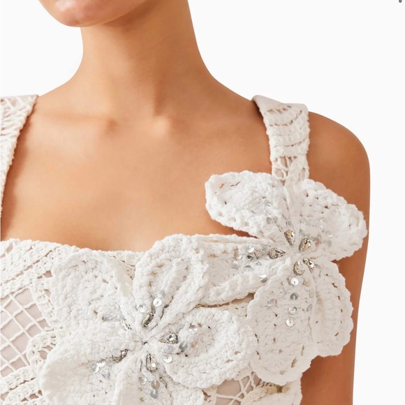 NWT Kyra Crochet Mini Dress - Picture 5 of 5